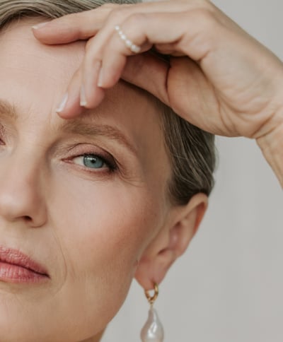 Woman receiving Brow Wow Treatment Woman receiving Brow Wow Treatment